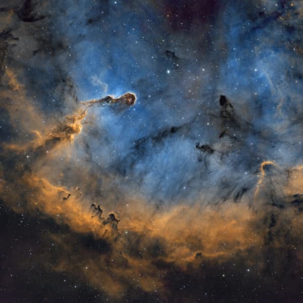 The Elephants Trunk Nebula in SHO